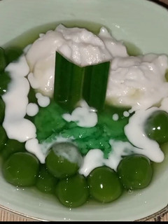 Foto resep Resep bubur sumsum candil ketan pandan
