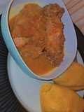 Moimoi with chicken pepper soup