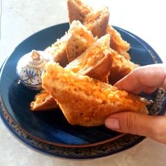 A picture of Paneer Schezwan Sandwiches.