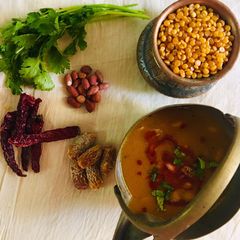 A picture of Gujarati bamni dal.
