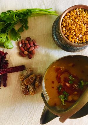 A picture of Gujarati bamni dal.