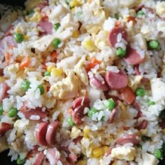 A picture of Fried Rice Overload.