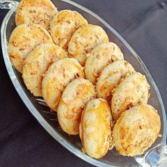 A picture of Homemade Naan Khatai 🧡💛.