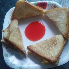 A picture of Kabab sandwich.