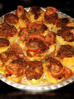 عکسی از دستور سیب زمینی شکم پر😋