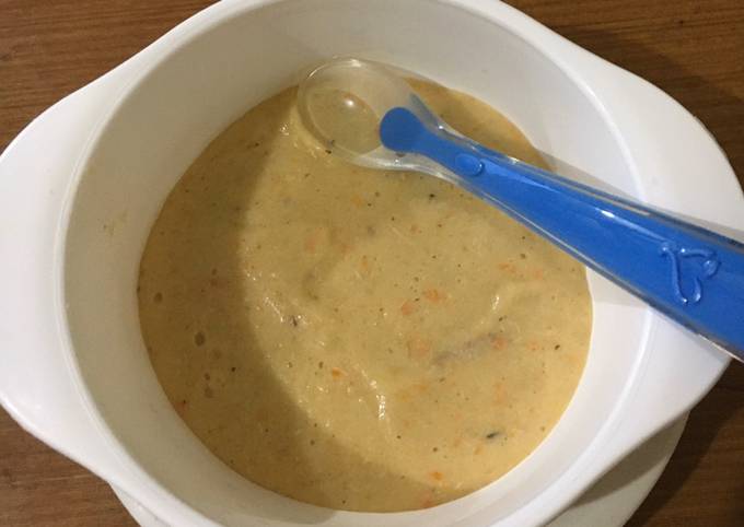 Sup Ayam Keju Mpasi 6 M+