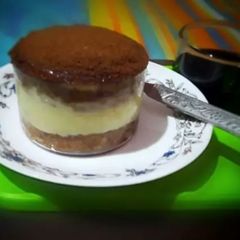 A picture of Eggless tiramisu ltalian.