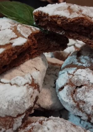 Una foto de Galletas craqueladas chocolatosa