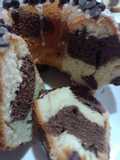 Budín marmolado choco-limón