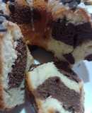Budín marmolado choco-limón