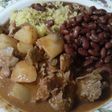 Hígados y mollejas con papas