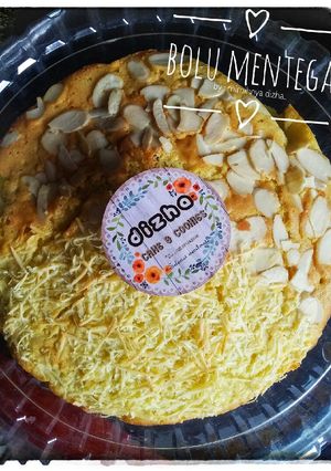 Foto resep Bolu mentega almond keju😋 (otang)