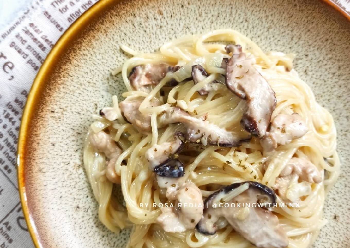 Spaghetti Chicken Alfredo