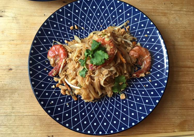 Pad Thai mit Garnelen 🍤