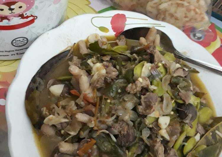 Ceker ampela tumis pete