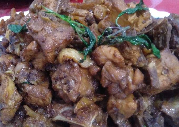 Ayam kecap manis bumbu seadanya 😁