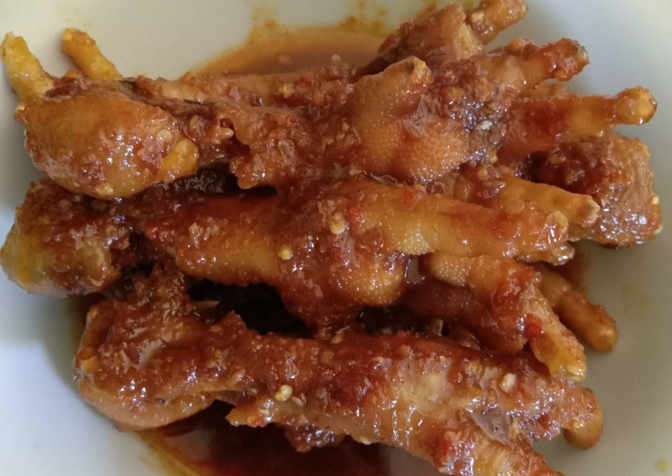 Ceker pedas manis