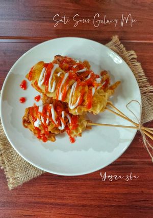Foto resep Sate Sosis Gulung Mie