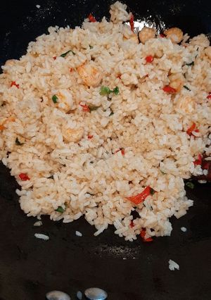 Foto resep Nasi goreng udang