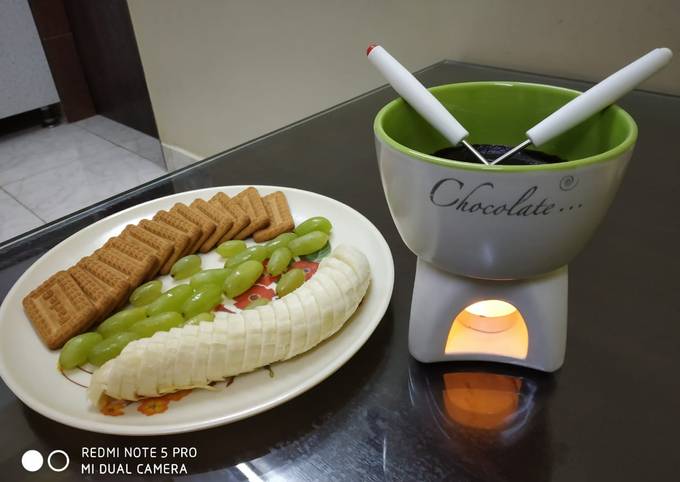 Mi fondue de chocolate