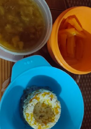 Foto resep Nasi ayam semur#mpasi
