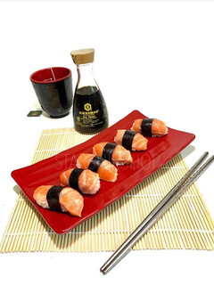Foto resep Salmon Nigiri Sushi