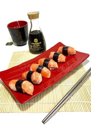 Foto resep Salmon Nigiri Sushi