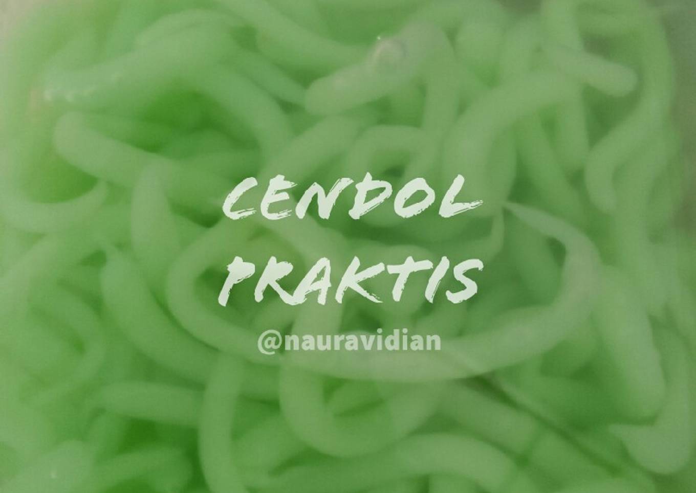 Cendol Cetakan Praktis