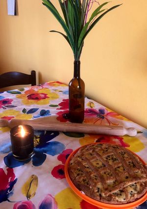 Foto di Crostata di ricotta e gocce di cioccolato