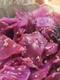 Salade de chou rouge à la Japonaise