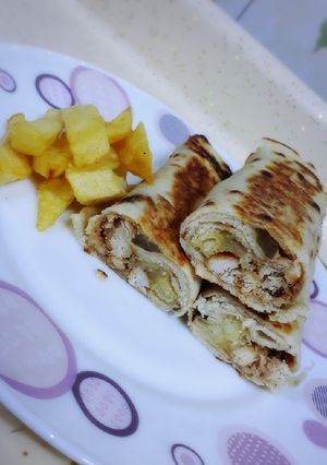 صورة لوصفة صاج دجاج (طريقه عمل خبز التورتيلا)