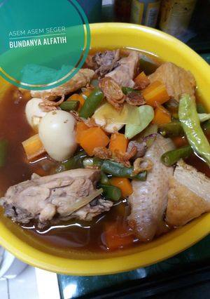 Foto resep Asem asem seger