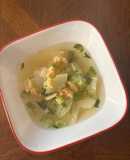 Canh bầu nấu tôm khô