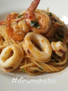 Foto resep Pasta Seafood Marinara Modif