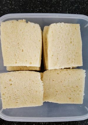 A picture of Steamed egg cake 鸡蛋糕 #chinesecooking.