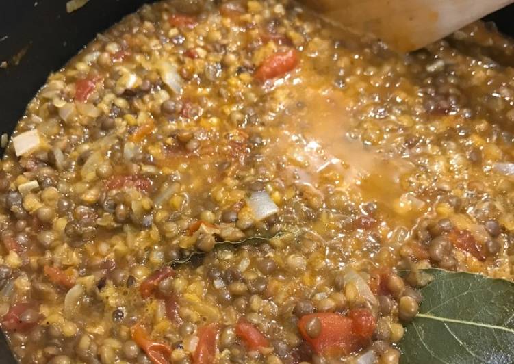 Recipe of Quick Greek Lentil soup