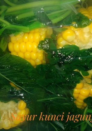 Foto resep Sayur kunci jagung bayam