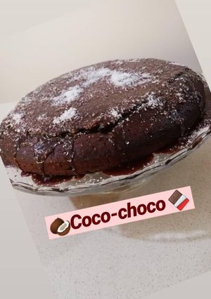 Φωτογραφία της συνταγής 🥥 Κέικ σοκολάτας με καρύδα 🍫