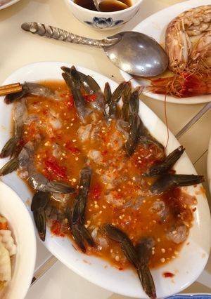 Hình của món TÔM - GỎI TÔM SỐT THÁI.