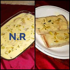 A picture of Custard shahi Tukray.