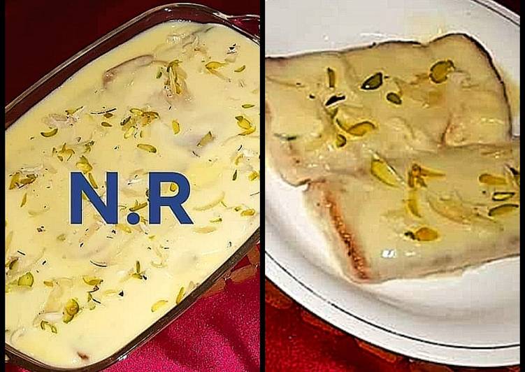 Step-by-Step Guide to Prepare Super Quick Homemade Custard shahi Tukray