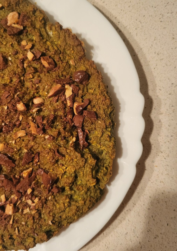 Una foto de Bizcocho de Té matcha