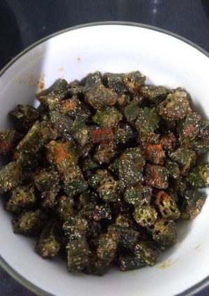 A picture of Crispy Bhindi.