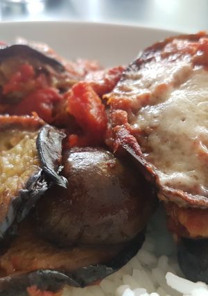 Une photo de Aubergines à la parmesane