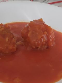 Paradicsomos húsgombóc Zsizsi módra recept fotója