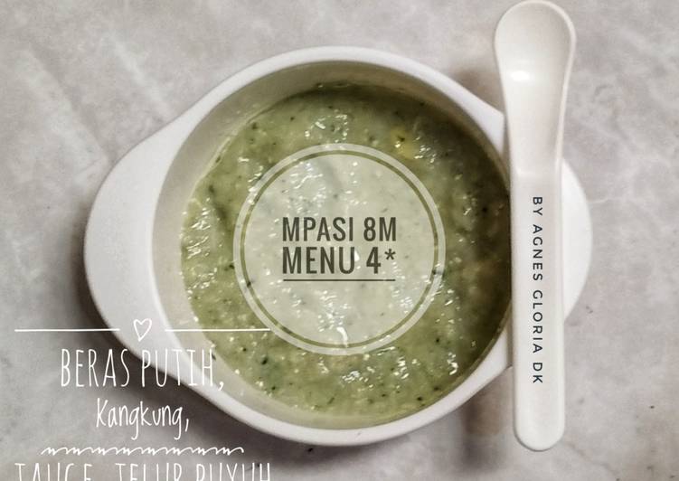 Olahan MPASI 8 Bulan ~ Kangkung Tauge Telur Puyuh | Cara Masak MPASI 8 Bulan ~ Kangkung Tauge Telur Puyuh Yang Paling Enak