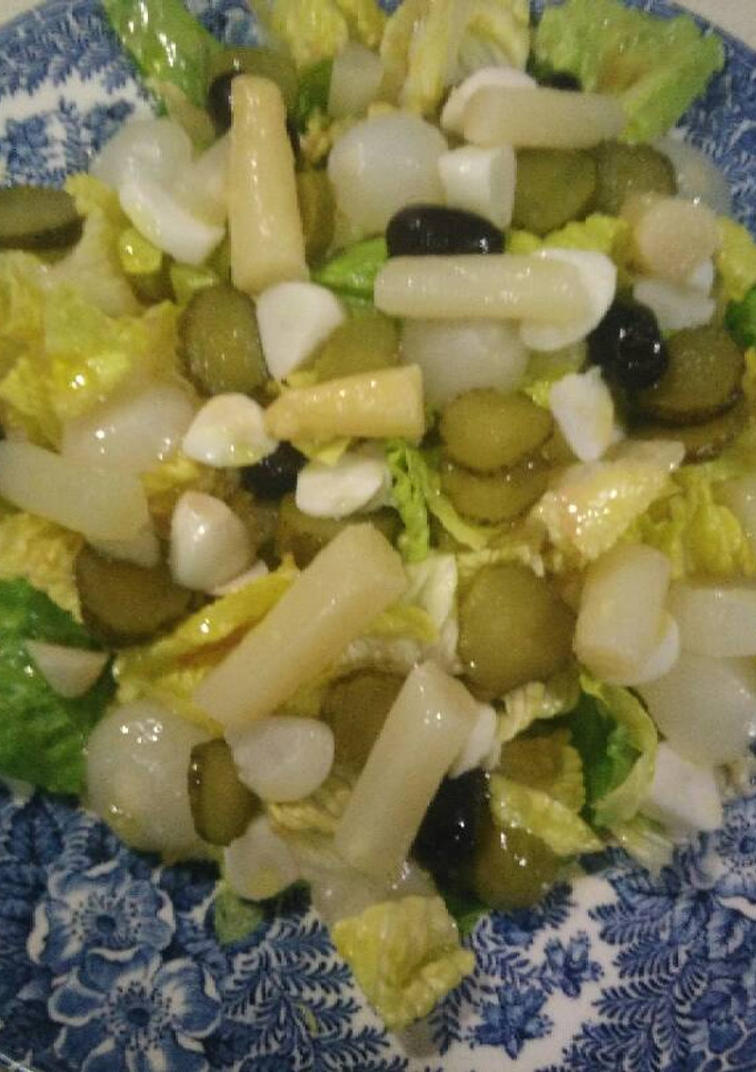 Una foto de Ensalada de espárragos