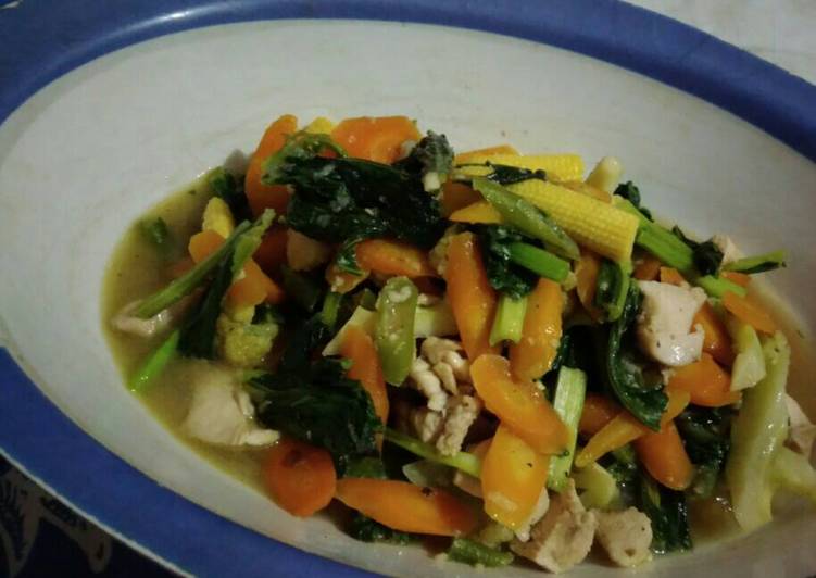 4. Capcay Ayam Seleraku