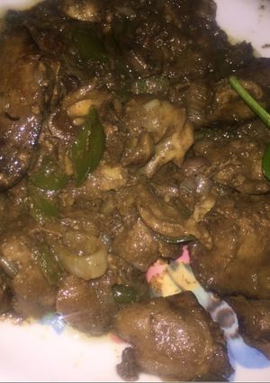 صورة لوصفة كبده وقوانص