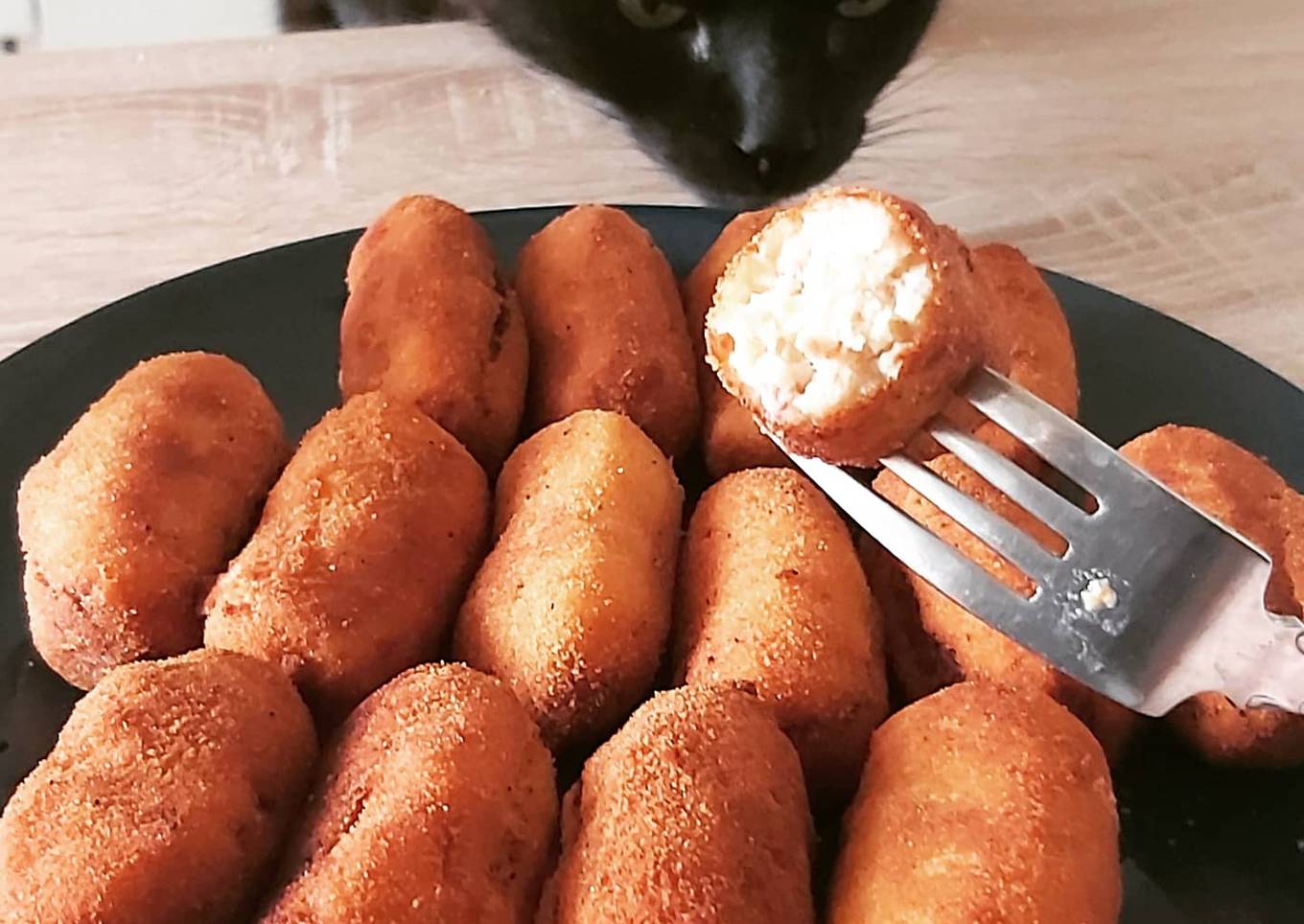 Croquetas de pollo y jamón